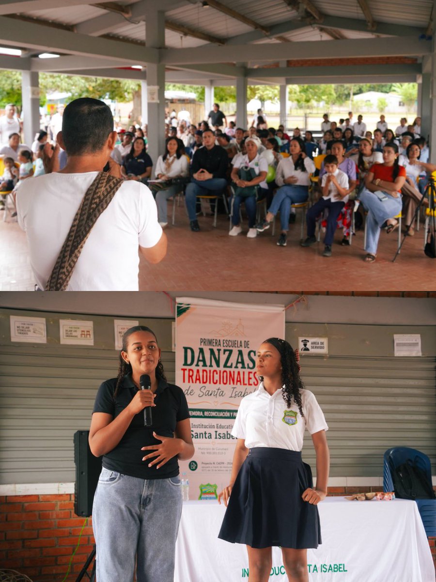 Mineducacion's tweet photo. Esto es lo que le dejamos al sur del Cesar: inversión, presencia en los territorios y el compromiso de seguir transformando la educación junto a las comunidades.

En el segundo día de la #RutaDelAmor llegamos a Santa Isabel y La Jagüa para compartir los avances y construir nuevos acuerdos con quienes viven la educación día a día. 🧵👇