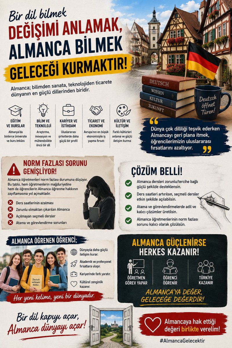 arslangillerden's tweet photo. @Yusuf__Tekin @tcmeb @CBegitimogretim @mebabdigm @cemgencoglu @meb_ttkb @cengizmete @meb_ogm @ebubekirsavasci @mebtegm 
@cftcblnt @mebpgm @CihadDemirli @farukyelkenci @latifselvi42

Dersimizi geri istiyoruz 🤝

#AlmancaZorunluOlsun https://t.co/2HgBaWKans