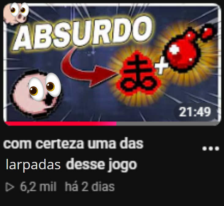 larpvsena's tweet photo. Podem assistir a larpada com calma nao tem nenhum link escondido aqui https://t.co/4o450Qqc9h