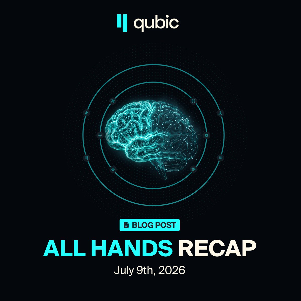 _Qubic_'s tweet photo. Neuraxon scored higher than Grok on ARC-AGI-3.

0.18 vs 0.1%.

Two researchers. No massive pre-training. No billion dollar compute budget. Just a biologically inspired architecture beating frontier models stuck below 1% on the benchmark.

That wasn't the only update from this week's All-Hands:

- Anna hit zero error

- Outsourced Computing passed end-to-end testing

- TypeScript SDK is live in public beta

- Fiat ramp and card payment partnerships in final contract review

- BD pipeline: 85 leads, 31 warm, up from 9 four weeks ago