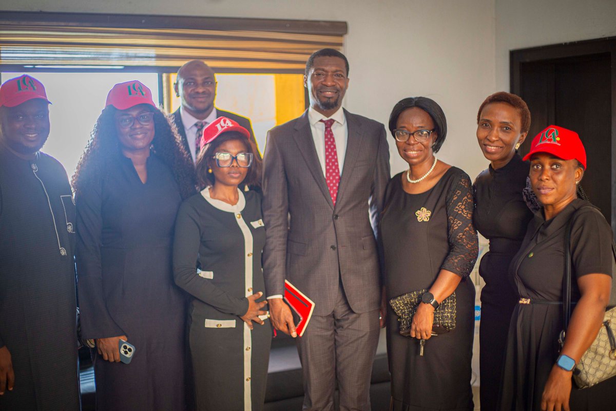 OmoyemiAkangbe's tweet photo. Yesterday, I visited the Lagos State Ministry of Justice and spoke directly with staff and lawyers there.

Government lawyers are full, fee-paying members of this Association. They show up to court. They draft legislation. They advise the state. They do the work. And yet the NBA Constitution prevents most of them from holding elective office in their own Association.

The Red Stamp policy treats them differently from colleagues in private practice with no justification. Grade Level 12 as a Federal Civil Service entry point for lawyers remains undelivered. A pension framework for those who have given decades to public service barely exists.
These are not afterthoughts in my manifesto. 

They are commitments with specific delivery mechanisms, elimination of the Red Stamp policy, removal of barriers to elective office, a dedicated Section for Government Legal Advisers, Grade Level 12 advocacy, and a pension framework built in partnership with relevant authorities.

To every colleague at the Ministry of Justice who gave time to that conversation yesterday, your questions were among the sharpest I have faced on this campaign. That tells me the issues are real and the stakes are understood.

Saturday 18 July 2026. Your vote matters.

Vote LOA. Elevate the Bar.
#ElevateTheBar #VoteLOA #LOA2026 #NBAElection2026 #18July #LagosMinistryOfJustice #LawOfficers #NBAPresident2026
