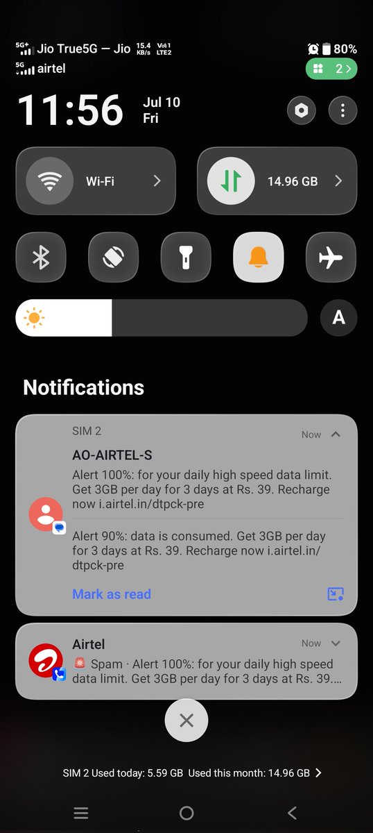 debahero1's tweet photo. These @airtelindia bastards are marked my complaint as resolved without any confirmation from the customer. But still i am facing 5G network issue. Unlimited 5G data not working. Shame BJP govt. Shame Airtel company doing fraud with public money. https://t.co/1zNVGtA324