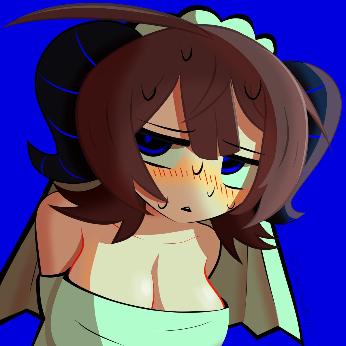 SantssArt's tweet photo. She's talking to you . . .  (In her dreams)
#ぴーなたいらすと https://t.co/ESR5OeUPcl