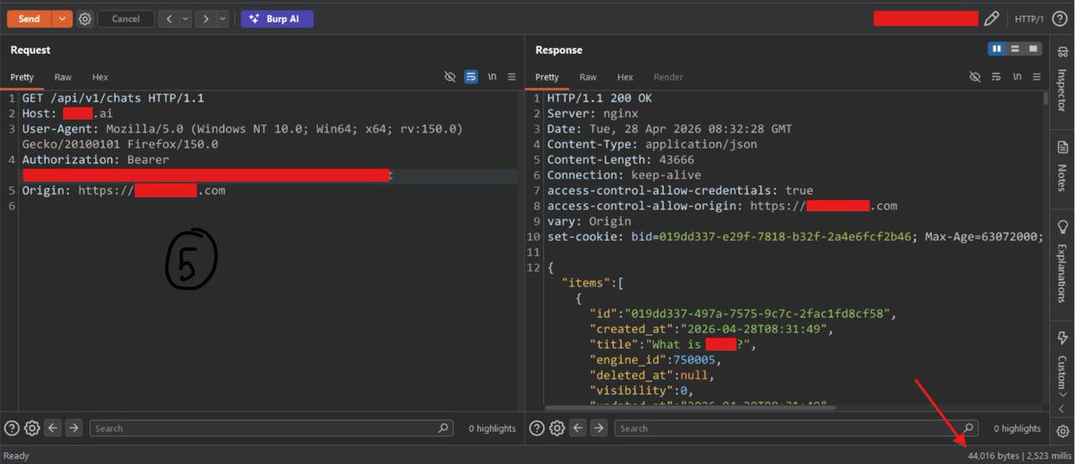 0xhamdoon's tweet photo. Hardcoded Bearer Token in Client-Side JavaScript Enables Critical Broken Access Control (All Chats Exposed)
No complex exploits. No fancy payloads. Just a simple mistake with massive consequences.
link:
https://t.co/j1Po7goFgE
#penetrationtesting #cybersecurity #bugbounty https://t.co/MKXoUYe9g8