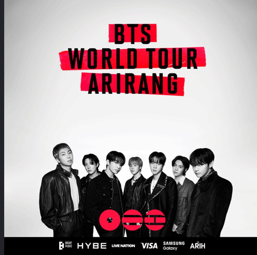 annaduartevic's tweet photo. VENDO INGRESSOS PRO SHOW DO BTS 
• setor: arquibancada, pista  
• data: 28 e 31 
• inteira e meia 
• transferência imediata !!! 

#bts #vendo #compro #ingresso #arirang https://t.co/e2rplzwMgP