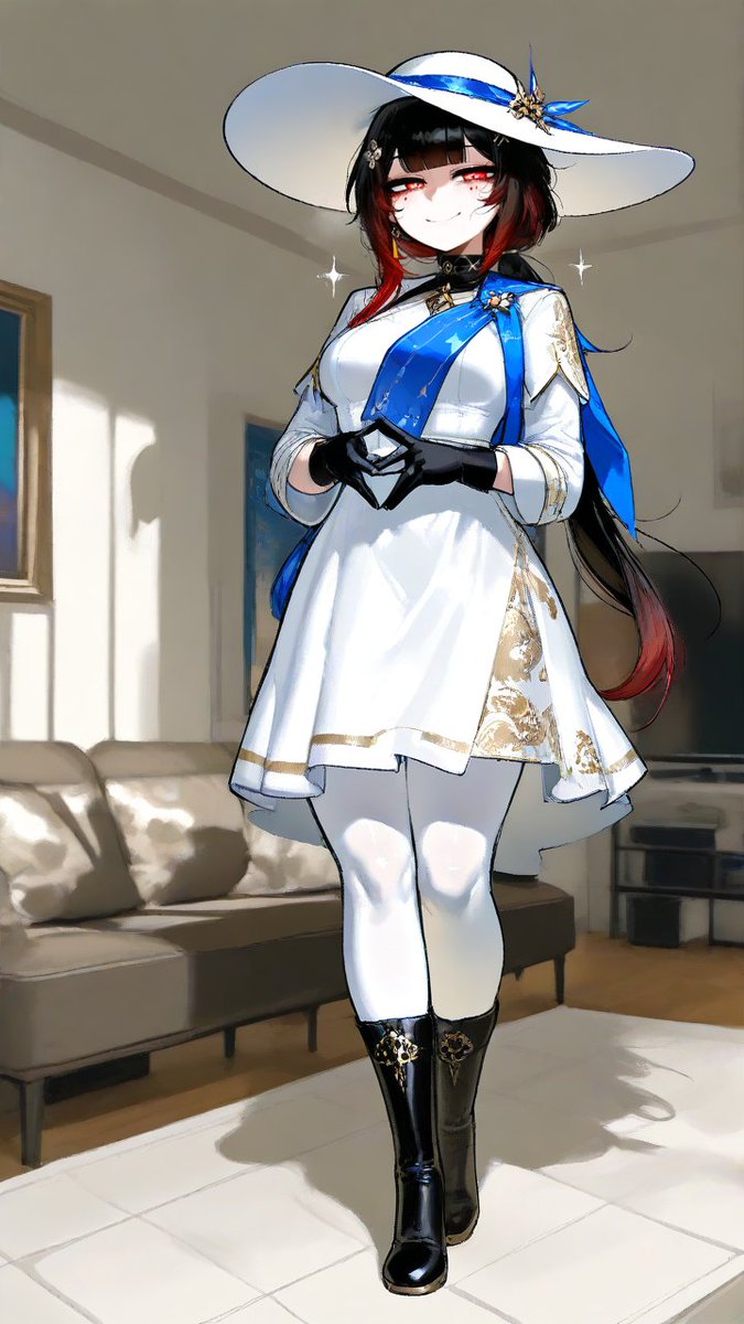 sparkleneedy56's tweet photo. ta-da~
first one for today~
...quite a lot of white in this outfit, huh?

and I forgot to put makeup on my under-eye circles... https://t.co/sbZaP6eU0K
