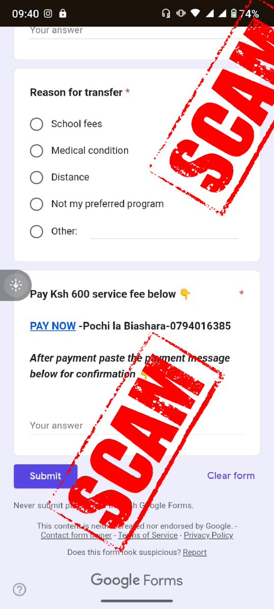 KUCCPS_Official's tweet photo. DISCLAIMER!

Students, parents and the general public are advised that KUCCPS has NOT started receiving inter-institutional transfer applications. Application dates will be announced soon through this X Page, KUCCPS website and Student’s Portal. Beware of false and misleading information.

Do not fall victim to online scammers!