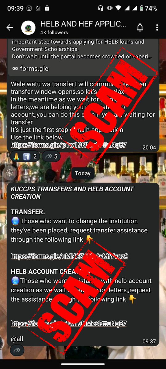 KUCCPS_Official's tweet photo. DISCLAIMER!

Students, parents and the general public are advised that KUCCPS has NOT started receiving inter-institutional transfer applications. Application dates will be announced soon through this X Page, KUCCPS website and Student’s Portal. Beware of false and misleading information.

Do not fall victim to online scammers!