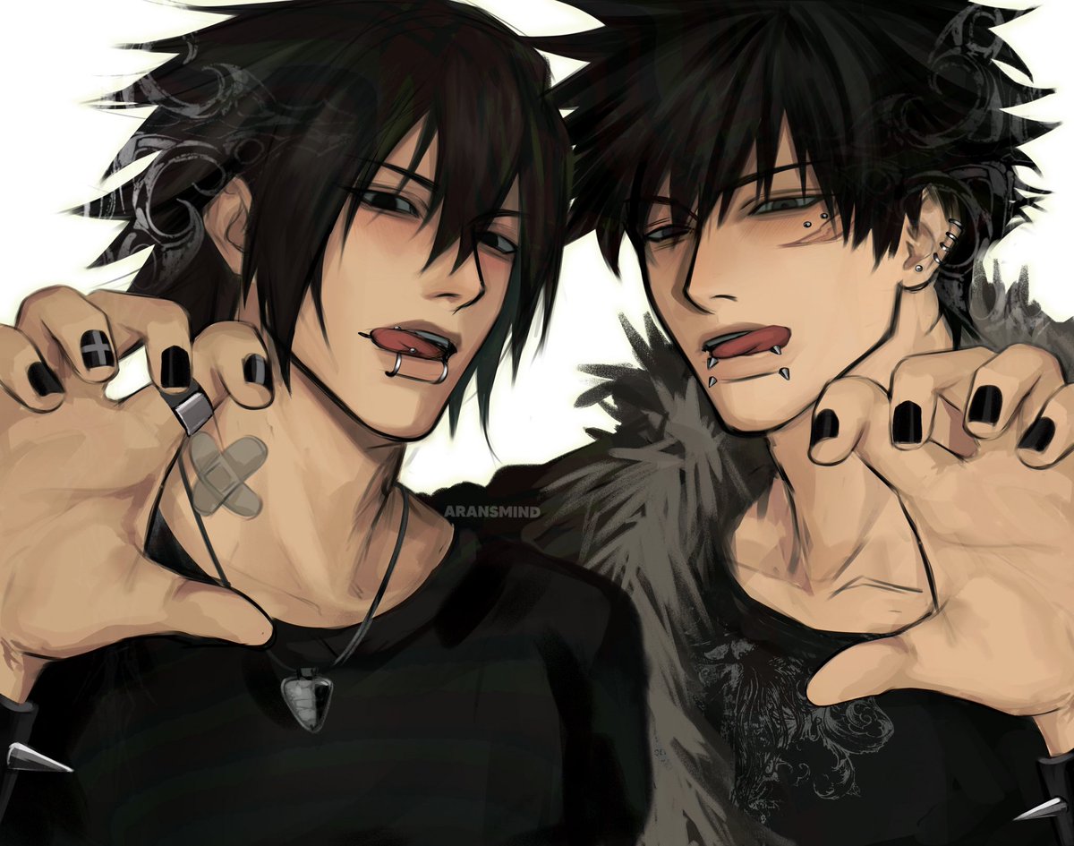 aransmind's tweet photo. go emo boys🗣️‼️ #jjk #naruto https://t.co/Gv1y6VgJfH