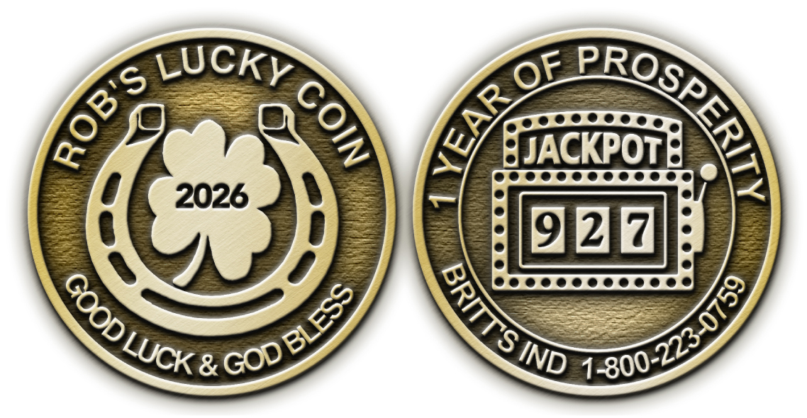 brittsind's tweet photo. 2026-Rob's Lucky Coin $7.95 - Order Today!   
1 Coin-Front and Back Showing      
#megamillions #powerball #scratchoffs #fllottery #galottery #nclottery #sclottery #mdlottery #valottery #dclottery #nylottery #njlottery #milottery #ohlottery #illottery #palottery #lottery #luck https://t.co/AzwHfpCJx3