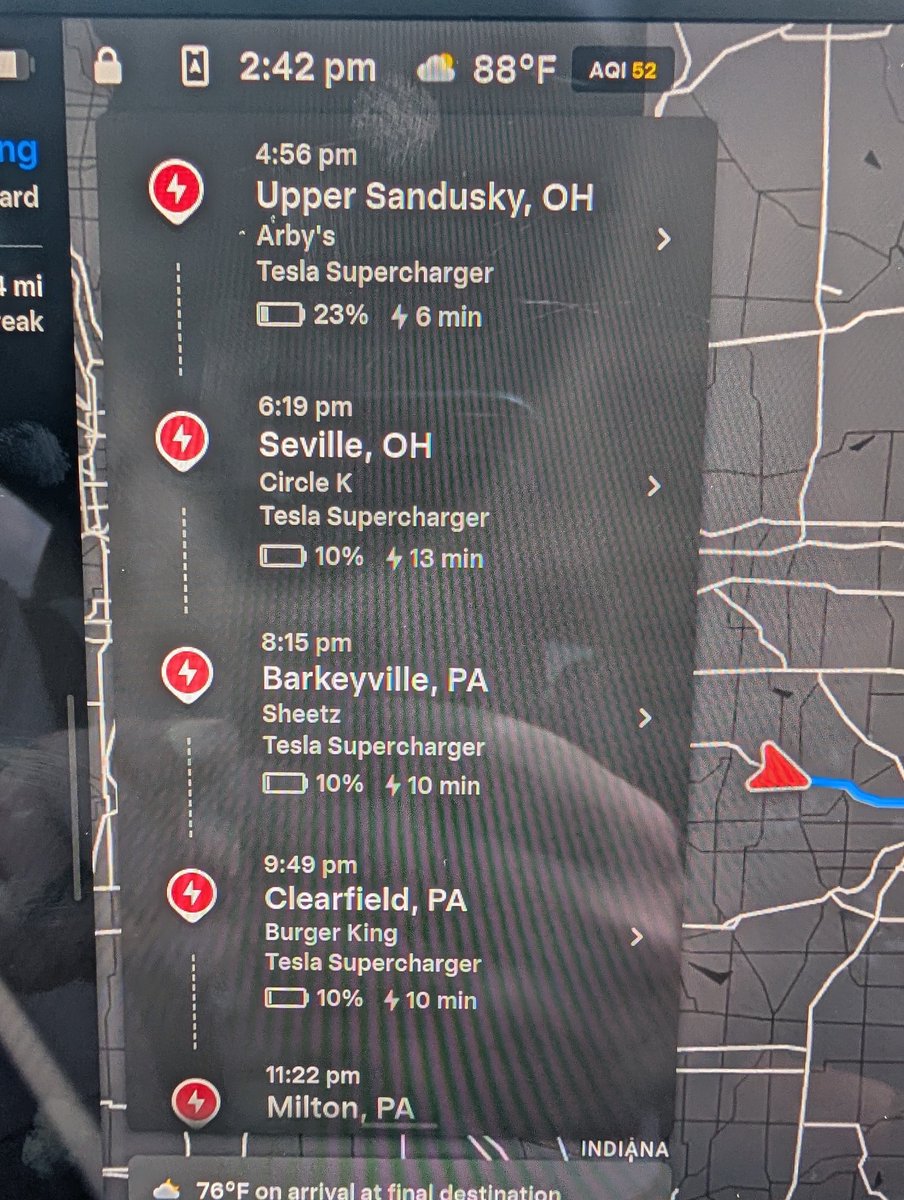 PlugLyfOfficial's tweet photo. EV Myth: You have to charge for HOURS every time you stop. 

EV Reality: https://t.co/C68sGEaQ2Z