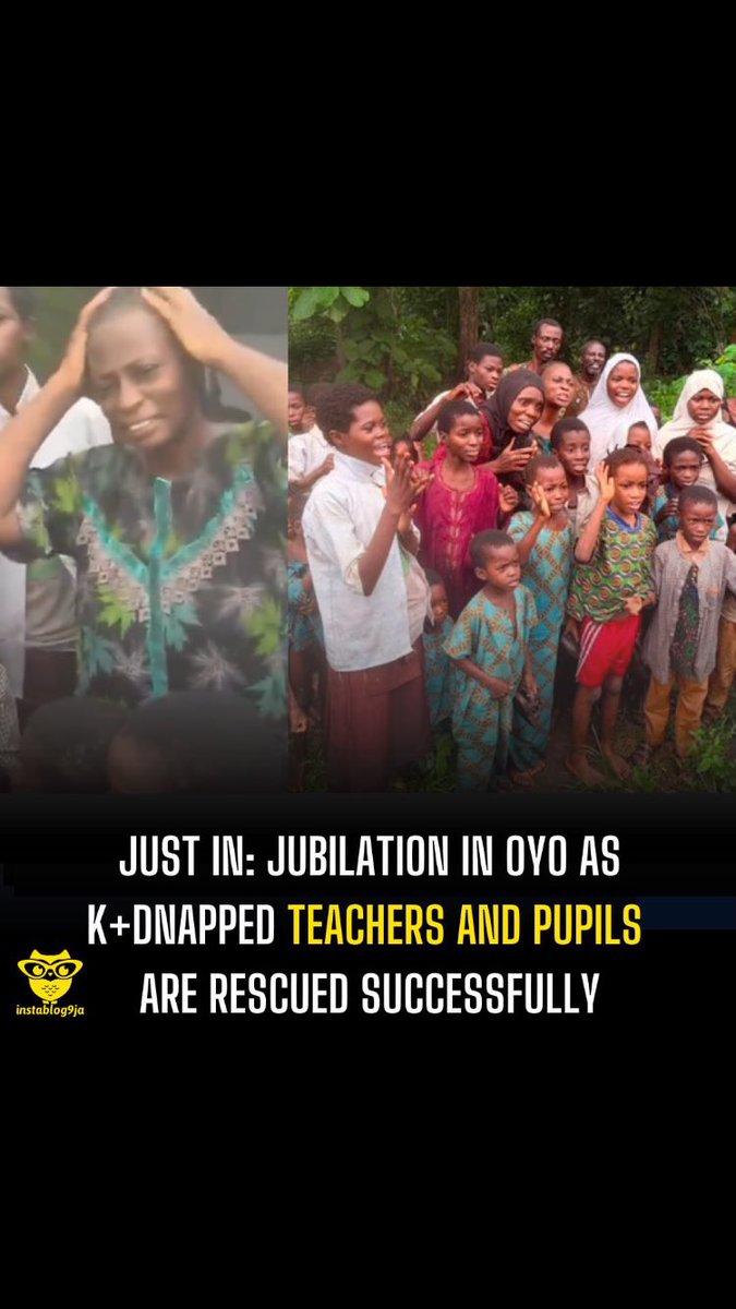MomentumX_01's tweet photo. Really happy for the the Teachers and Pupils 🥺🥺 
No evidence on how they were rescued 🤔hmmm, but the fact that they’ve been released, we thank God. https://t.co/g6qCACWFzW