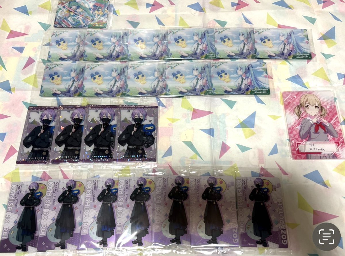 Y6koha's tweet photo. [交換 譲渡] プロセカ　たまごっち　カードグミ

求)こはね or 希望額＋送料
譲)画像のもの

・郵送のみのお取引
・交換優先
・Rは特訓後との交換優先
・特訓前、Nは同柄エピカとの交換も可能

検索からお気軽にお声掛けください！
#プロセカ交換　#プロセカグッズ交換 https://t.co/PtNFkfunxO