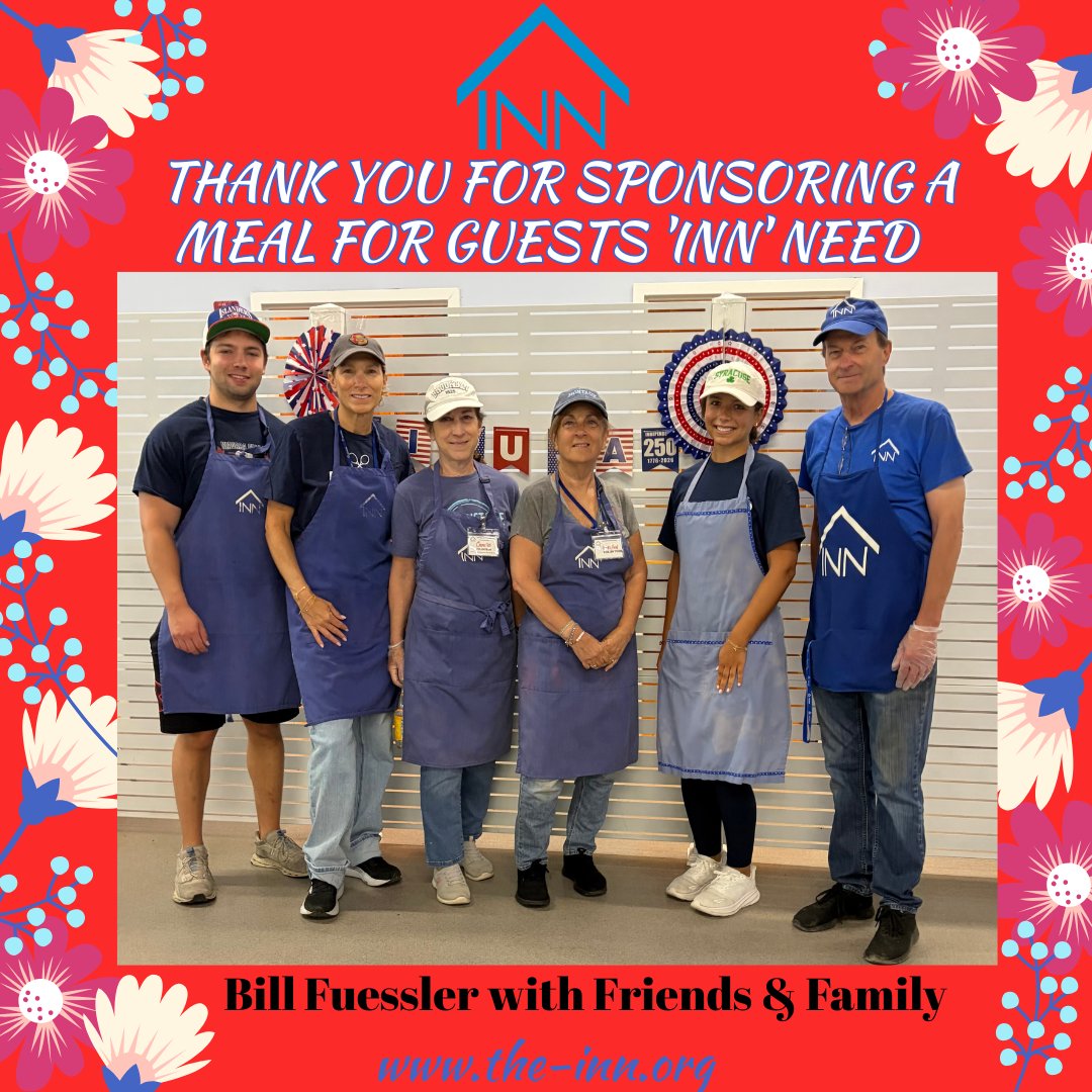 getinnvolved's tweet photo. Tuesday soup kitchen volunteer Bill F., his wife Camille, and loved ones sponsored a July 4th BBQ meal! We have the best volunteers ever. Thank you for your generosity! #TheINN #LongIsland #July4th #BBQ #Volunteers #EndHunger #GiveBack https://t.co/wXpmOmWV8a