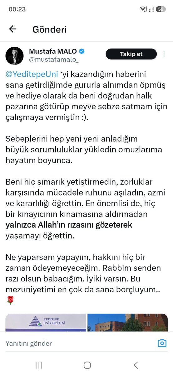 HurmaEdit's tweet photo. Yeditepe üniversitesi provokasyonu ✅

Dün yaptığımız paylaşımlarda olayın bir Tersmanyel olduğunu belirtmiştim.

Bir araştırma yapınca bu arkadaşımızın geçen yılda mezun olduğunu gördük.

Ya geçen yılki mezuniyet yalandı yada devamlı mezuniyete katılıyor.
✅ https://t.co/CGzsTp5jWA