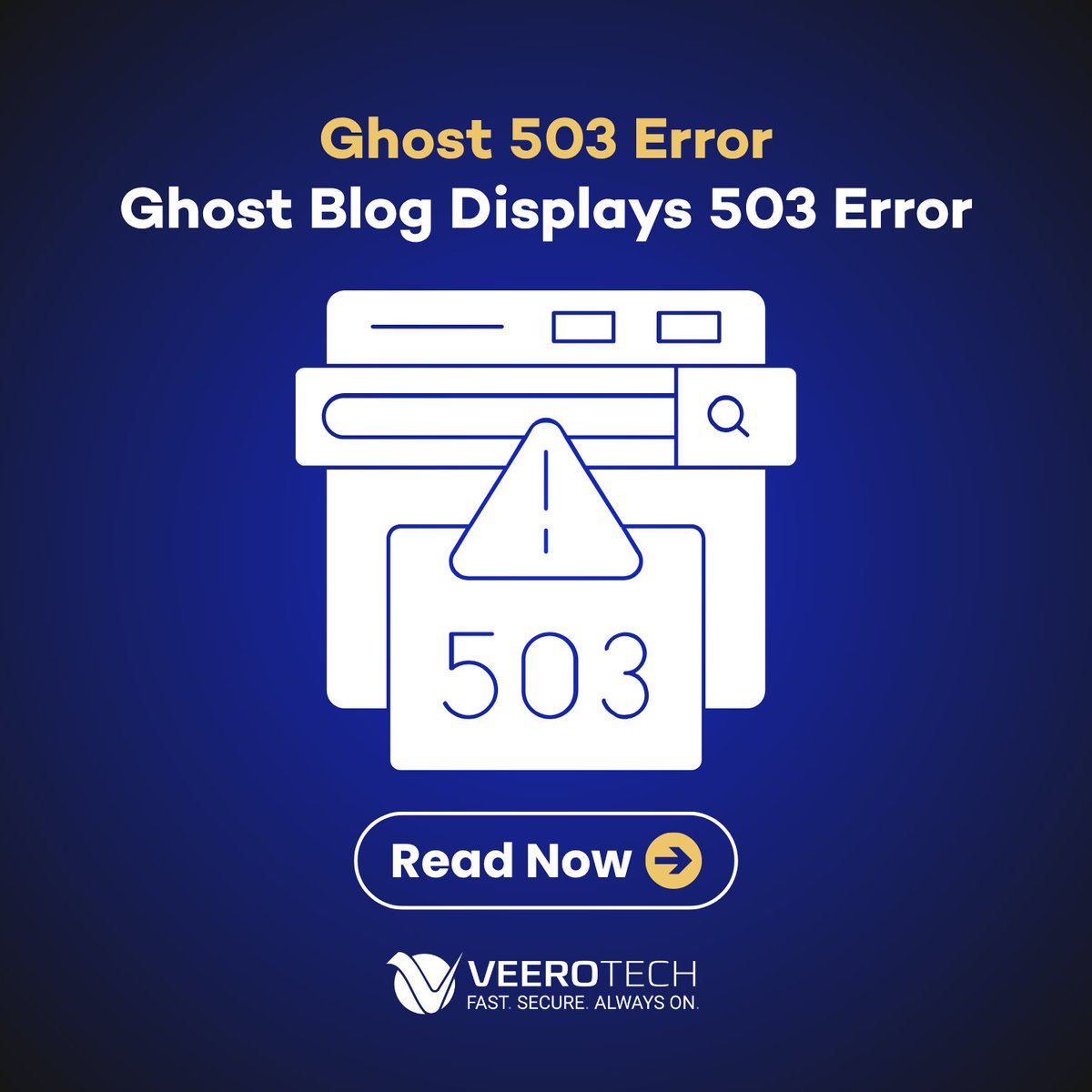 VeeroTech's tweet photo. Seeing a 503 Error on your Ghost blog ⚠️? Don't panic—it’s often a quick fix.

Our step-by-step guide walks you through restarting the Node.js service via Softaculous to get your Ghost site back online in minutes.

Read Now 👉 https://t.co/uXLGGwDQfv

#GhostCMS #WebHosting #503Error #NodeJS #Softaculous #WebsiteSupport #ServerManagement #Troubleshooting #WebDevelopment #VeeroTech