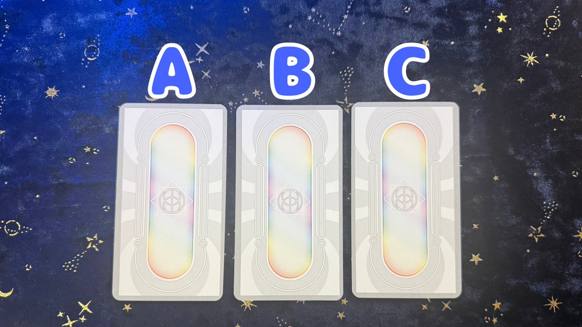 luka_tarot_'s tweet photo. 見た時から7日以内、
あなたの恋に訪れる変化をカードで見ました。

片思い、復縁、曖昧な関係。
今思い浮かぶ相手がいる方は、A・B・Cから直感でひとつ選んでください🌙

あなたに届く嬉しい急展開は──
結果はリプ欄へ。 https://t.co/4KuKjpOnJ0