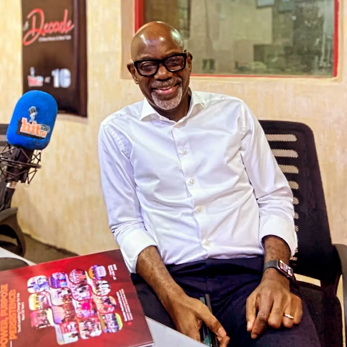 HitFMCalabar's tweet photo. Founder @TBLFoundation Sen. Liyel Imoke joined Becky on the #OtwetweRadioShow for an inspiring conversation on the Career Day Conference happening tomorrow.

Today, we also celebrate a remarkable milestone as Sen. Liyel Imoke marks his 65th birthday. 

Happy Birthday, Y.E 🎂 https://t.co/i598uh7pkJ