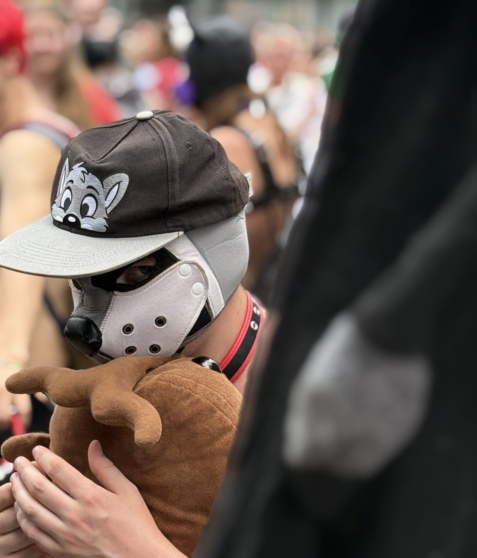 PupRacconu's tweet photo. Hehe Cologne Pride.. >-<
Definitely didn't peed myself because I got tickled..  without diaper🥺

🌌Hashtags🌌
#PuppyPlay #Petplay #Kinks #Fetisch #PupPlay #kinky #Kink #littlePup #Abdlboy #Abdl #Ageplay #Pupplay #sniffer #Abdlpup #submissive #submissiveboy #SubPup #bdsmِ #Fetish https://t.co/UZg1MhdsOg