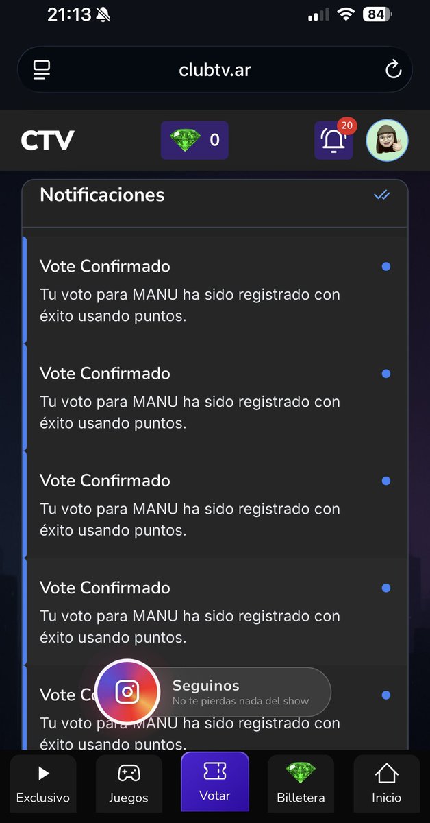 PasoaPaso22's tweet photo. @cotyverse @TronkOficial 5040 votos MANU AL 9009 https://t.co/adzcoAaePj