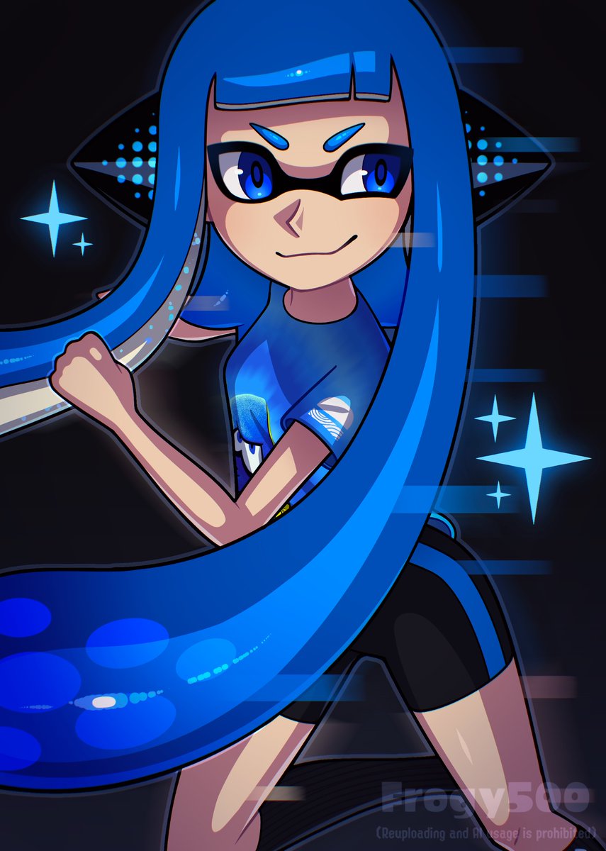 Frogy500's tweet photo. Let’s go Team Speed! 💙⚡️

#Splatoon #Splatoon3 https://t.co/YKFXf99VK1