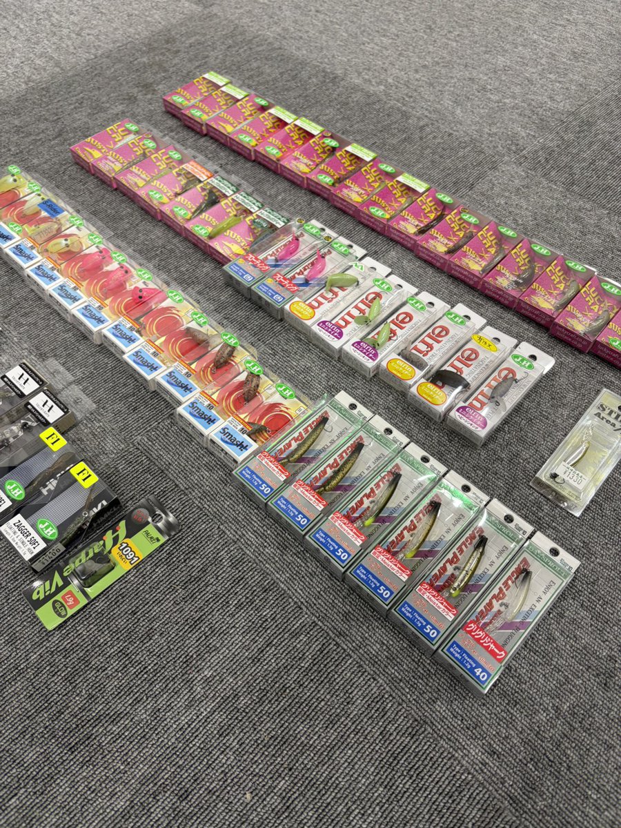 これからこちらのルアーを品出ししていきます！！ ぜひご検討ください🎣