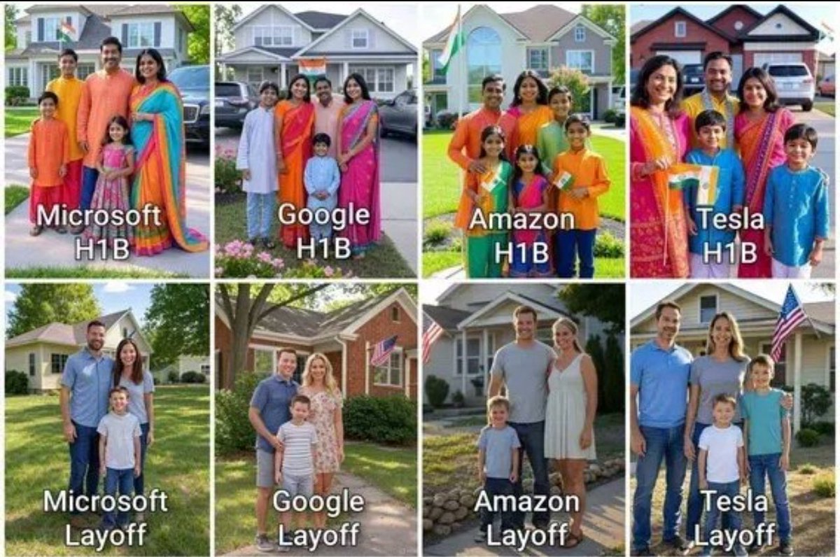 callme_Chari's tweet photo. Only the blind can’t see the fraud. Stop all visa programs. From H-1B, F-1/M-1 Students, J-1, H-2B, L-1 managers-executives, EB-1, EB-2, EB-3 etc etc stop bringing in people to replace Americans. Start penalizing those who take advantage of our generosity. Penalize the greedy who allow this to happen. 
Otherwise admit this administration has sold us out.