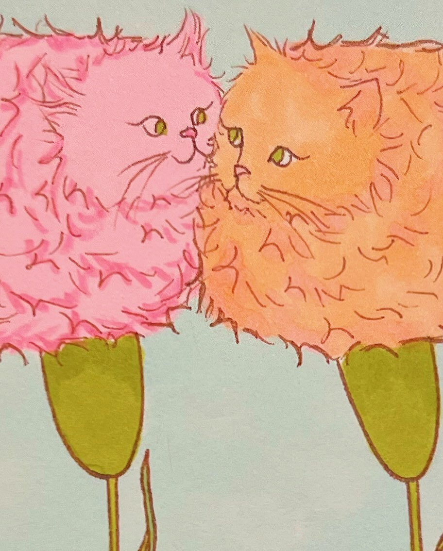 Vibranica's tweet photo. cat flower https://t.co/KemG7vO5j1