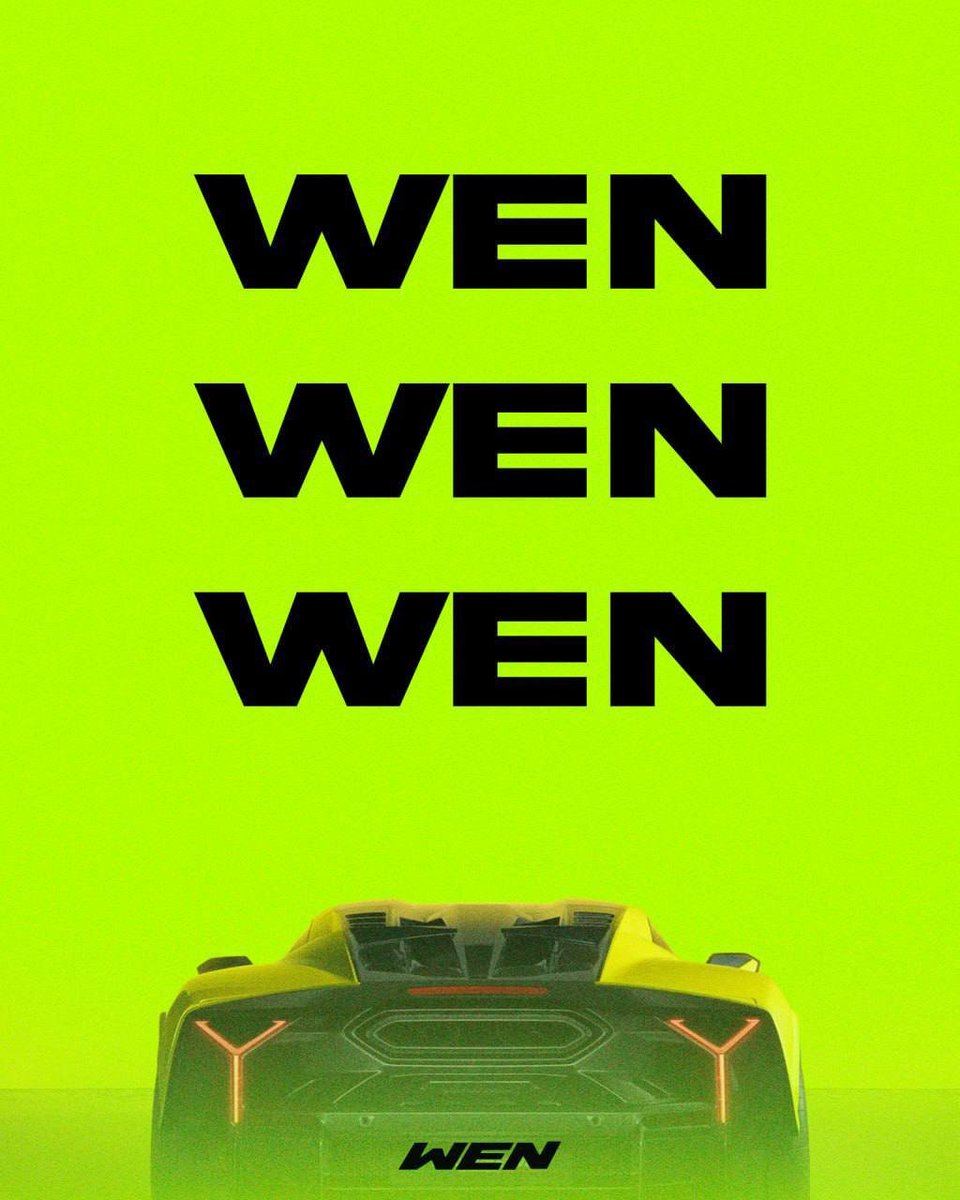 Wen_officialx's tweet photo. So nice we had to say it thrice. 
$WEN https://t.co/0OCcoo5jAu