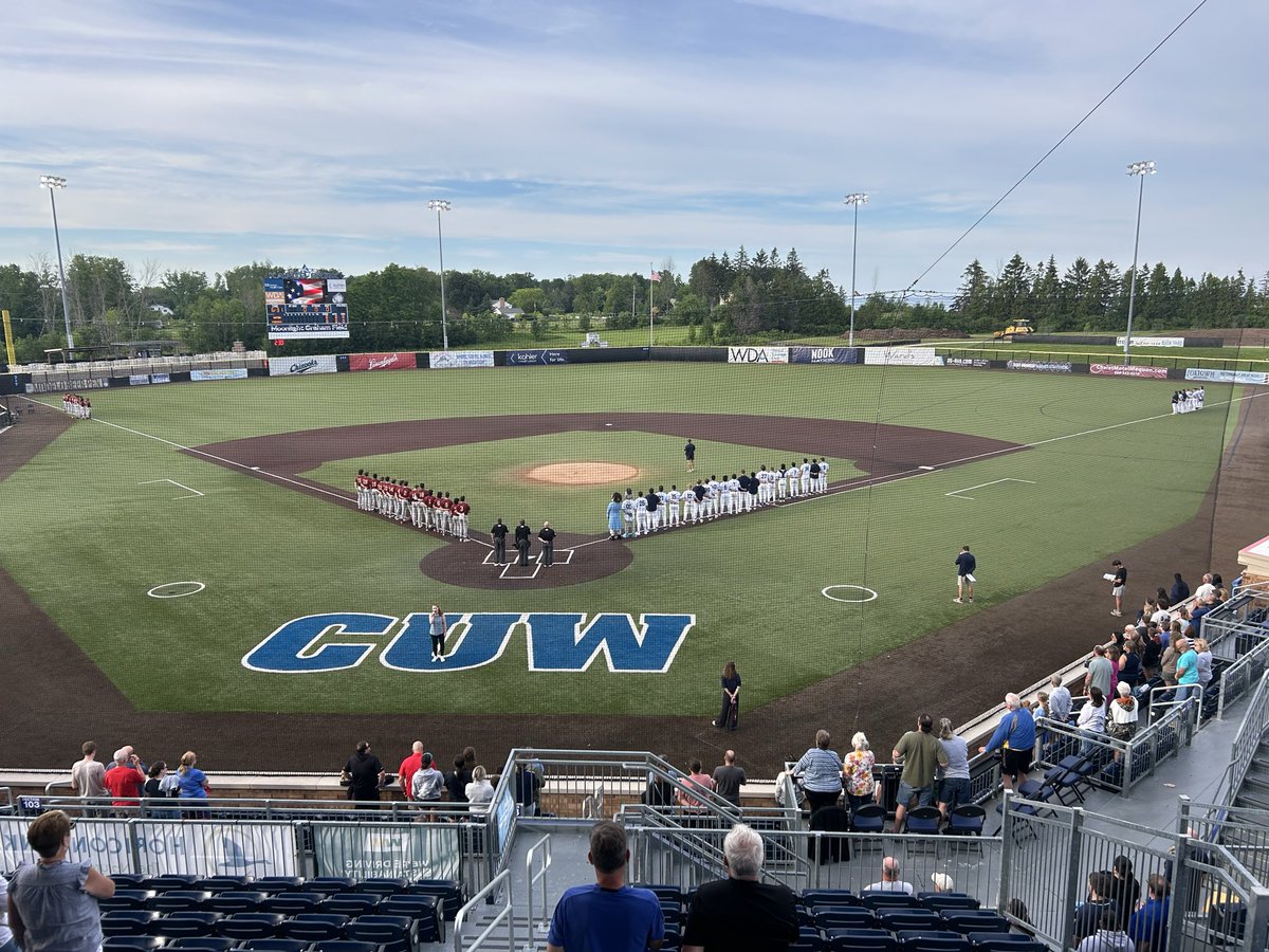 luccarter6's tweet photo. The all-star break is over and Northwoods League baseball is back! The @RapidsRafters take on the Lakeshore Chinooks for the first time this season. 

Join me on https://t.co/DywSityUm3 https://t.co/T5d6RlOye1