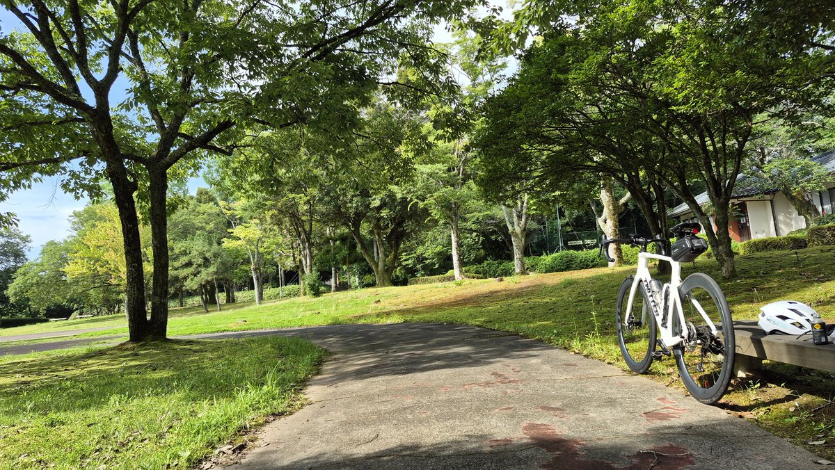Lazy_Road's tweet photo. 久しぶりの宮崎陶芸村！
涼しい木陰で休憩&amp;補給🥤

#ロードバイク
#ロードバイク乗りと繋がりたい
#ロングライド
#イマソラ
#TwitterBikes https://t.co/GVD2UYrBzV