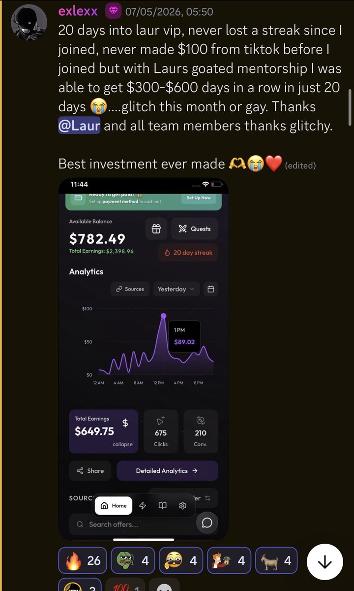 afworldofficial's tweet photo. let me be honest about what this actually takes

it's not a magic button

it's not "post 5 videos and retire"

it's:
>posting every day even when you get zero views
>testing 20+ offers before one clicks
>making 100+ slideshows before one takes off
>staying consistent while everyone doubts you

but here's what nobody tells you:

once you break through, it gets easy

first commission —> hard
first $1k/month —>hard
$5k/month —> moderate
$10k/month —> easy (you just scale what already works)

survive the first 60-90 days and you're set

we have the full guide + a network of people in this exact phase pushing through together

RT + comment "AFW" if you're committing to the 90 days  and Ill DM you the guide (must be following for access)