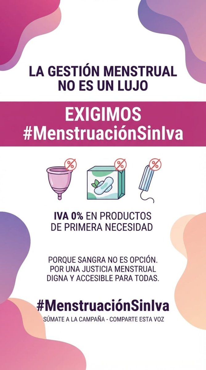 ElaFerris's tweet photo. La falta de insumos menstruales, impide que niñas y mujeres asistan a las escuelas, espacios laborales y participen de manera efectiva en las actividades de asistencia humanitaria y recuperación comunitaria.
@SENIAT_Oficial @romanmanigIiave
#MenstruaciónSinIva
#MenstruaciónSinIva https://t.co/lOQJrkiZ0N