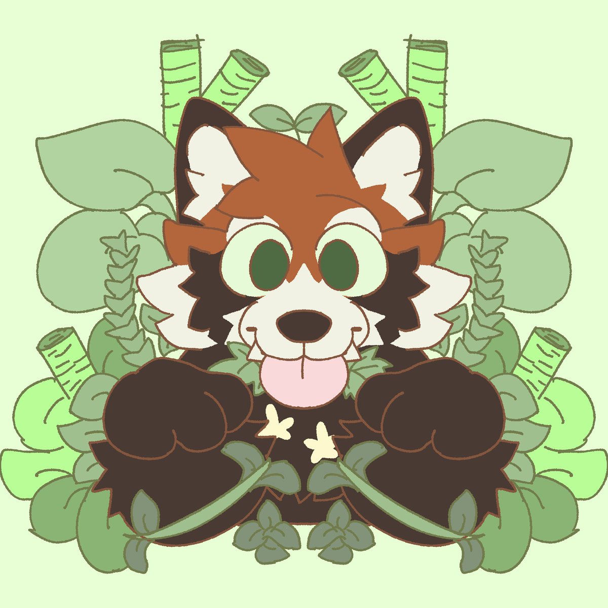 tonytigerpaws's tweet photo. revenge attack for leaforyx on artfight 

lil panda bear https://t.co/psYkp9P5NW
