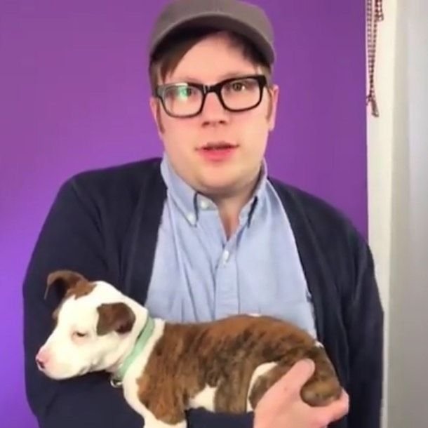 imaginetrick's tweet photo. somerkmes i feel like the puppy on patrick's lap https://t.co/bmXVu654wy