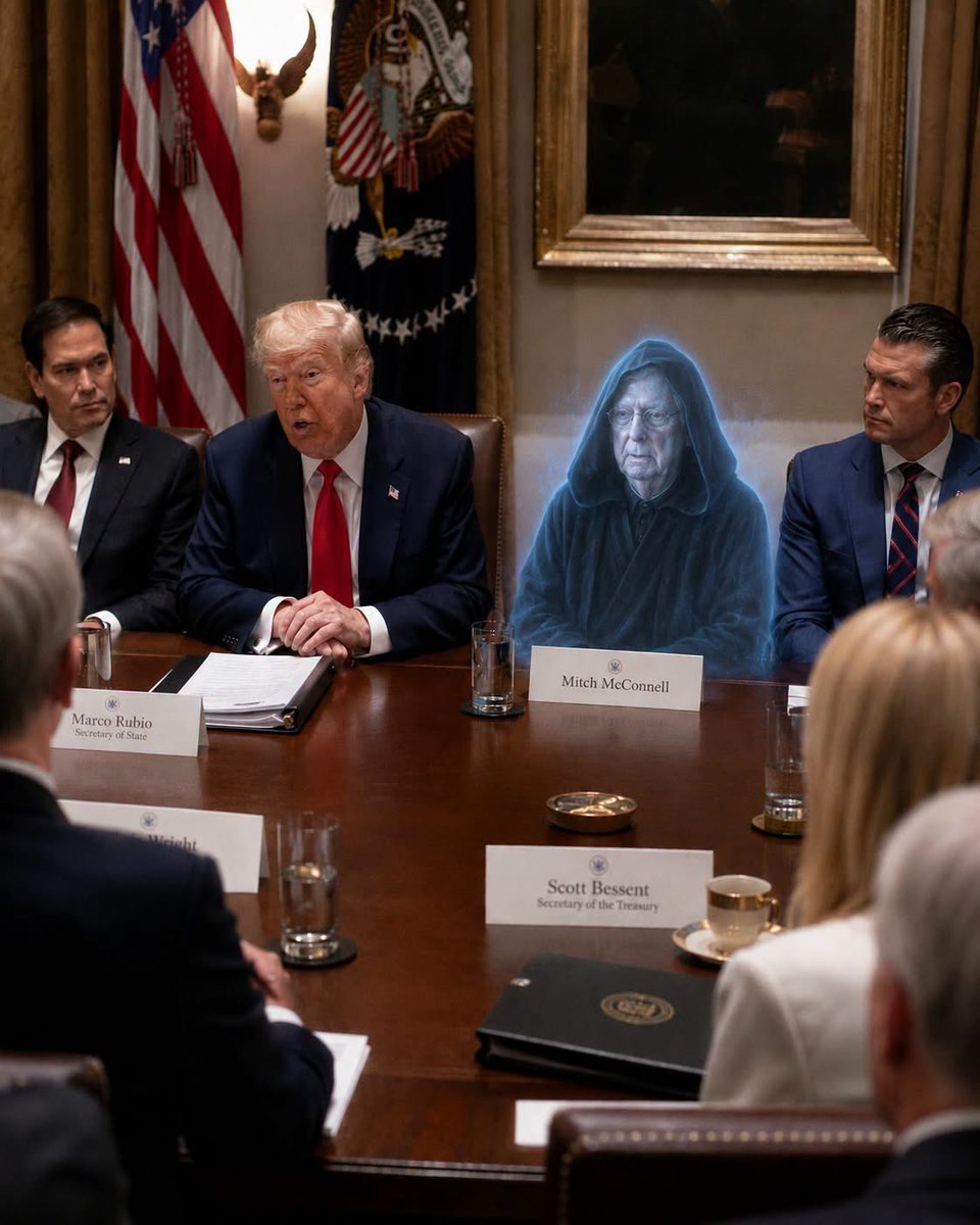 defense_civil25's tweet photo. I heard that Senator Mitch McConnell was spotted at the White House this week…. https://t.co/5fJWvt6lsy