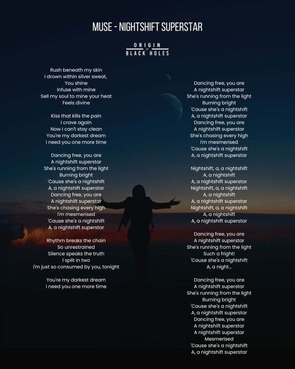 museoobh's tweet photo. ¿Ya se aprendieron las canciones de ‘The Wow! Signal’? 🛸

Les compartimos la letra en inglés/español de todo el álbum, para que estén listos en el próximo regreso de Muse a México. 🇲🇽🔥 https://t.co/HblduB04jO