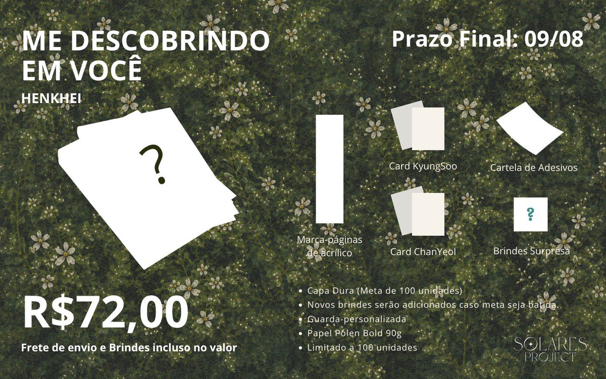 solaresproject's tweet photo. [#MDEVficbook #SolaresProject]

SAIU O FORMULÁRIO DE COMPRA DE ME DESCOBRINDO EM VOCÊ!

Garanta já o seu:

🔗: https://t.co/iEO9QckC9A https://t.co/EbK9Id2FrL