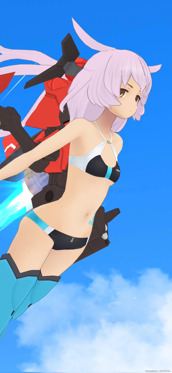 acguy4's tweet photo. コラボキャラにも基本的に容赦しないアリスギアで高町さんちのなのはちゃんにも実装されるだろう水着っす https://t.co/Nh1nmlfoz1