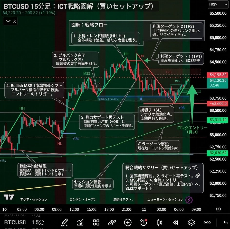RYO12068469's tweet photo. 直近FVGゾーンまでの戻りを待ってロングと🤔

#FX
#AI
#BTC
#BTCUSD https://t.co/ymvDDCupUJ