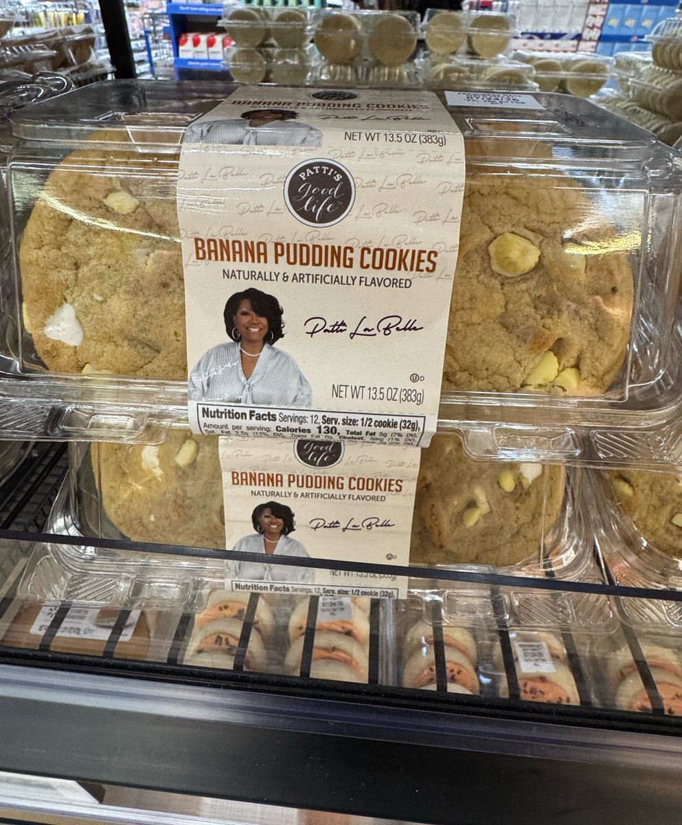 FatKidDeals's tweet photo. Patti LaBelle’s brand dropped Banana Pudding cookies. This box isn’t making it through the weekend https://t.co/egTGBrW1os