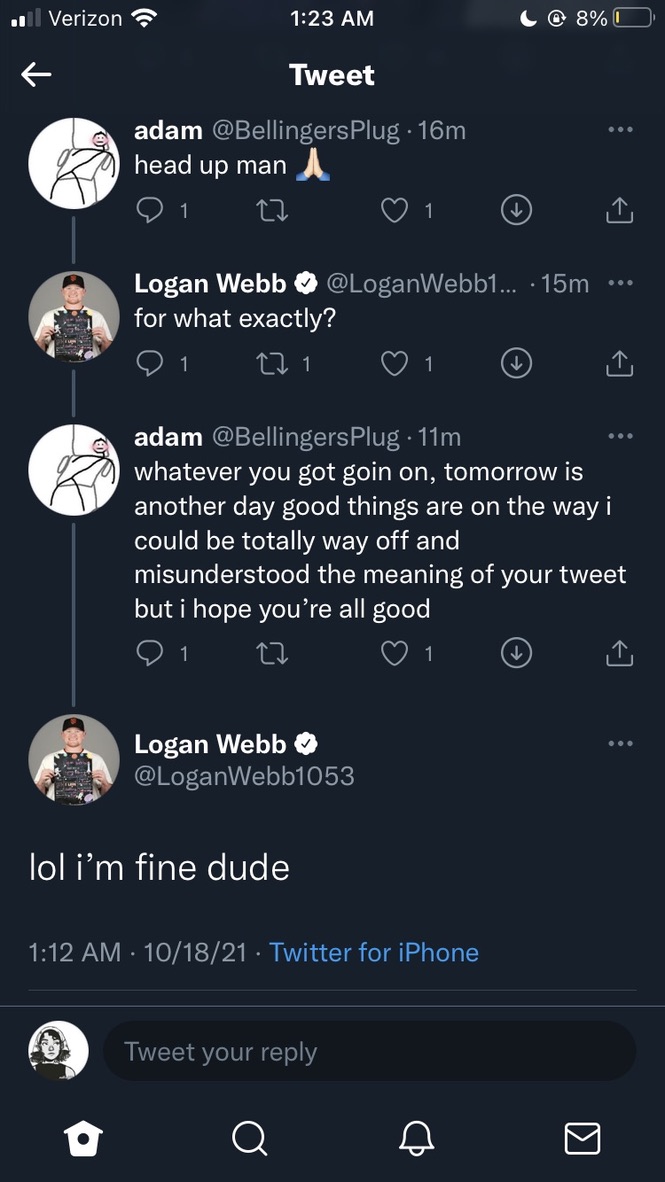 bayareadirtbag's tweet photo. we are loganwebb1053 we carry the flame 😔 https://t.co/eGPG2DXafu