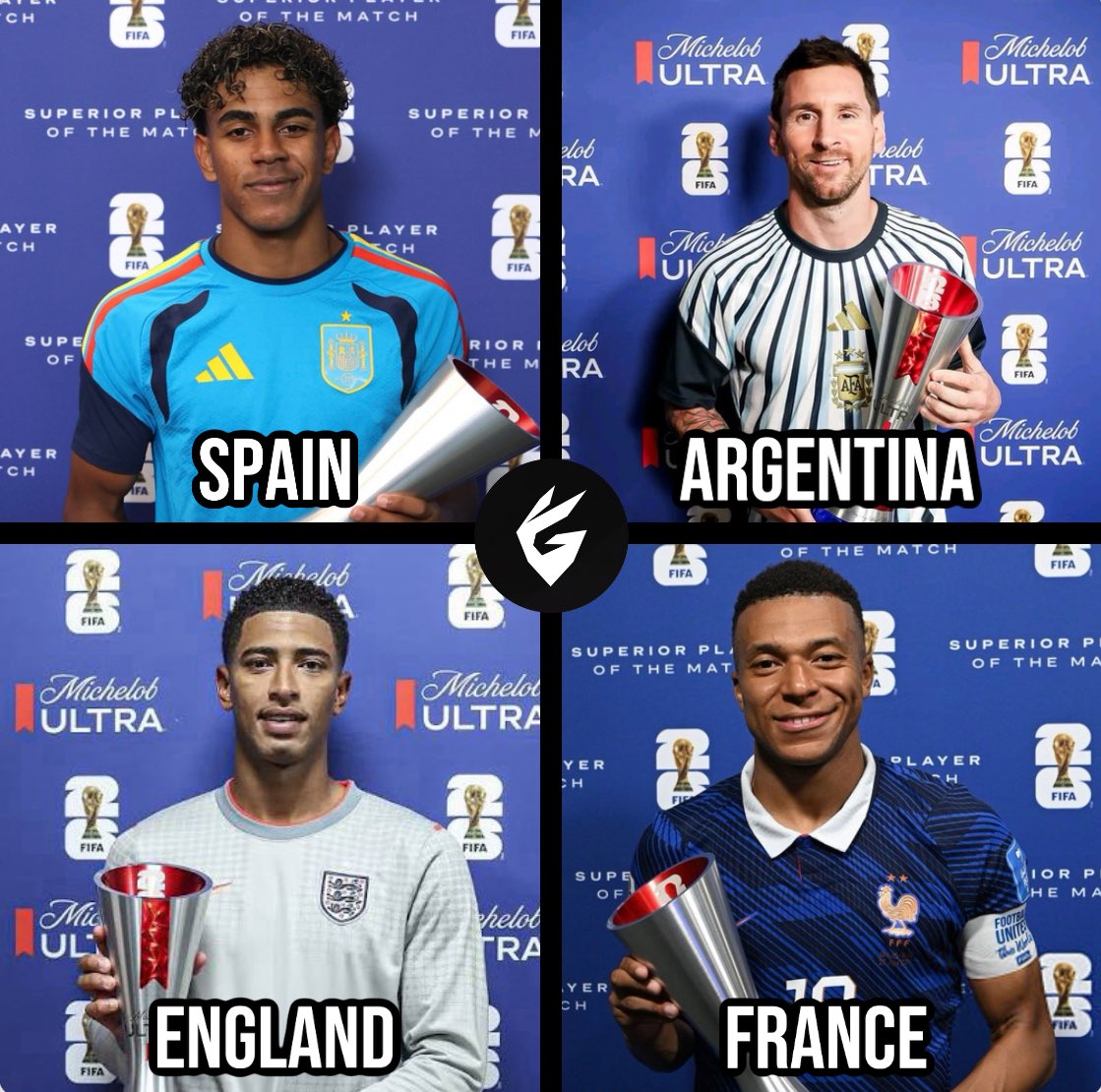 GlacierGGS's tweet photo. Which of these teams are going to win the World Cup?👀🏆 https://t.co/SHpKnWwU8A