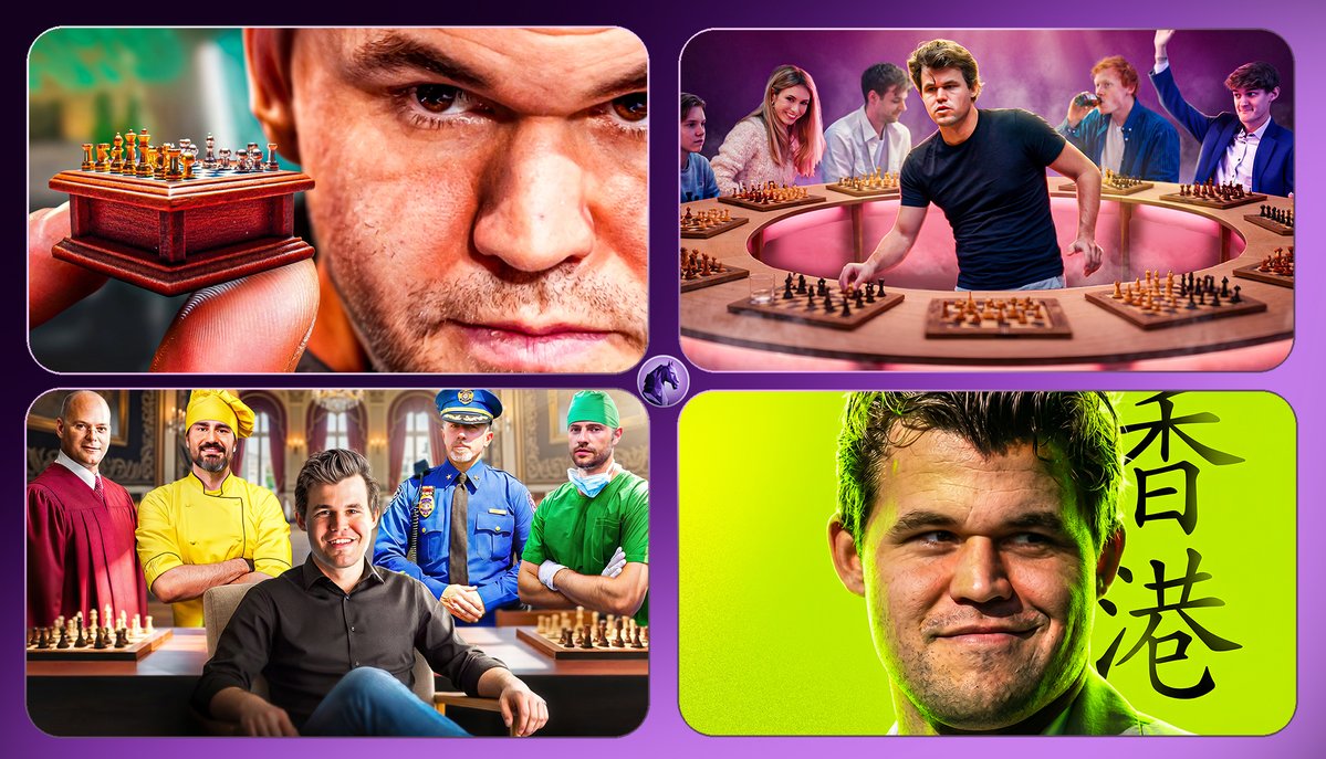 thumbneon's tweet photo. 4 thumbnails featuring Magnus Carlsen 

which one do you like the most? 👇 https://t.co/1OSzqebURE