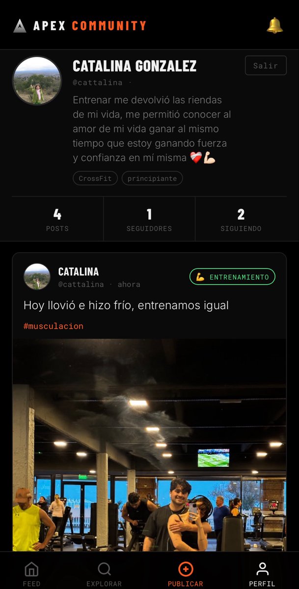 Cattagonzzalez's tweet photo. Como un twitter pero fitness, la comunidad que necesitaba 

https://t.co/sGFDy6I8qs https://t.co/Gr5qBzZl9m