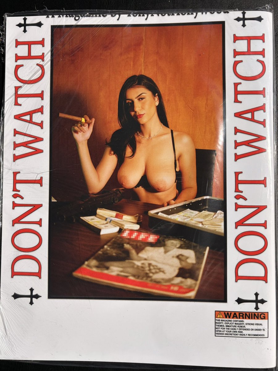 tonynotfree's tweet photo. Last remaining DON’T WATCH Issue 5 (misprint) Once it’s gone, it’s gone. 💼 

https://t.co/sQRLadb8m6 https://t.co/EQWf8OgeOv