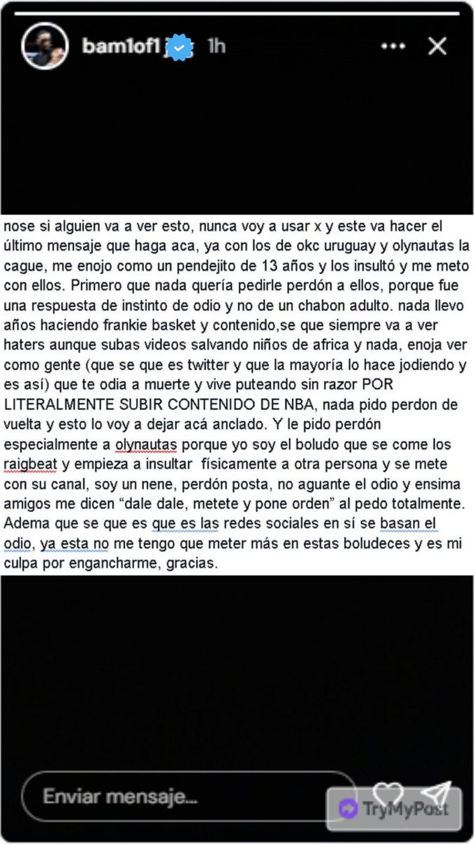 OutPlanetaheat's tweet photo. Que mrdaaaaaaaaaaaa?? LA RESPUESTA DE BAM A LO QUE PASO CON HERRO. https://t.co/fWzEeXNFy6