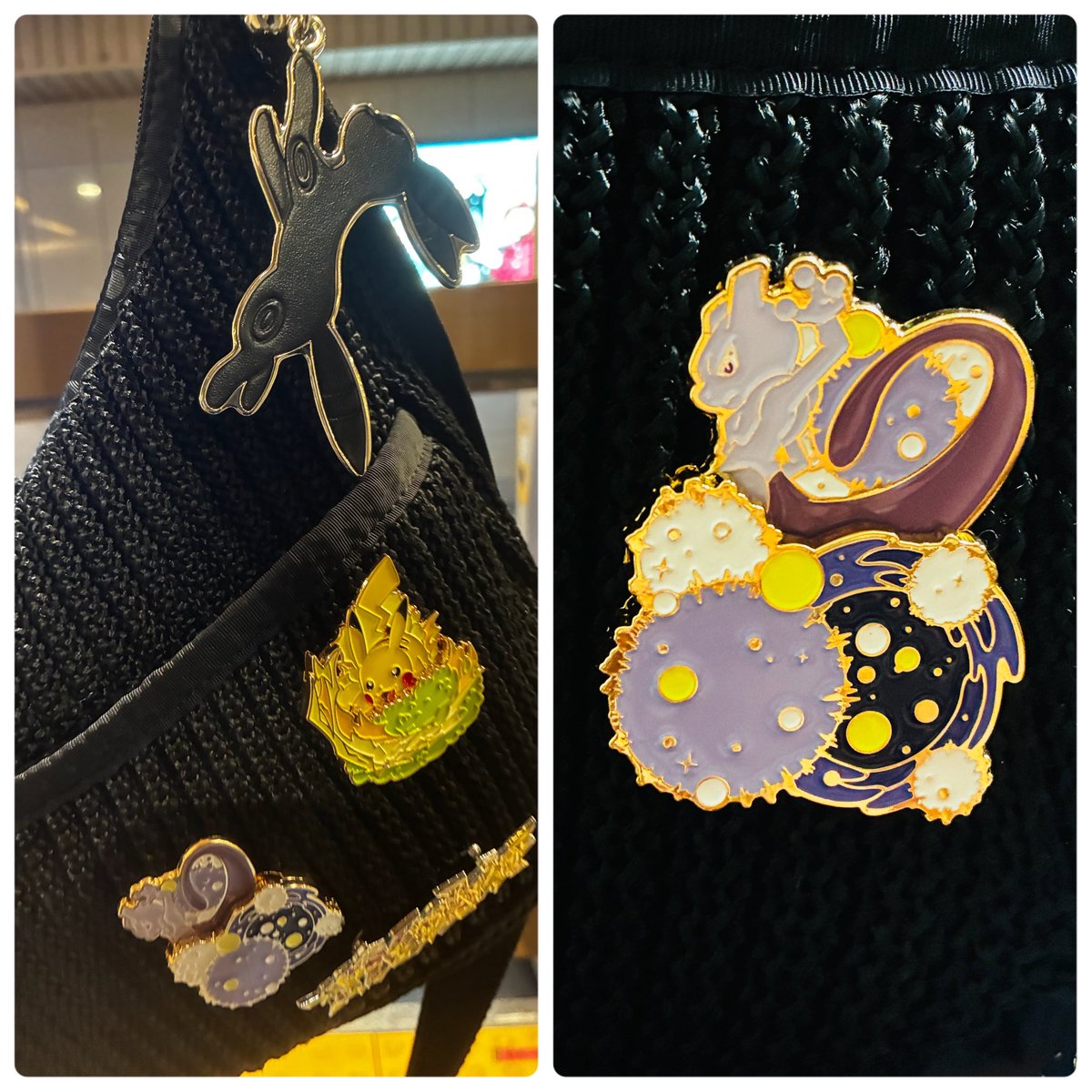 ミュウツー　平成レトロ　ピンバッジ 今日はミュウツーのピンバッジも付けてるから神引き期待🫶⚡️