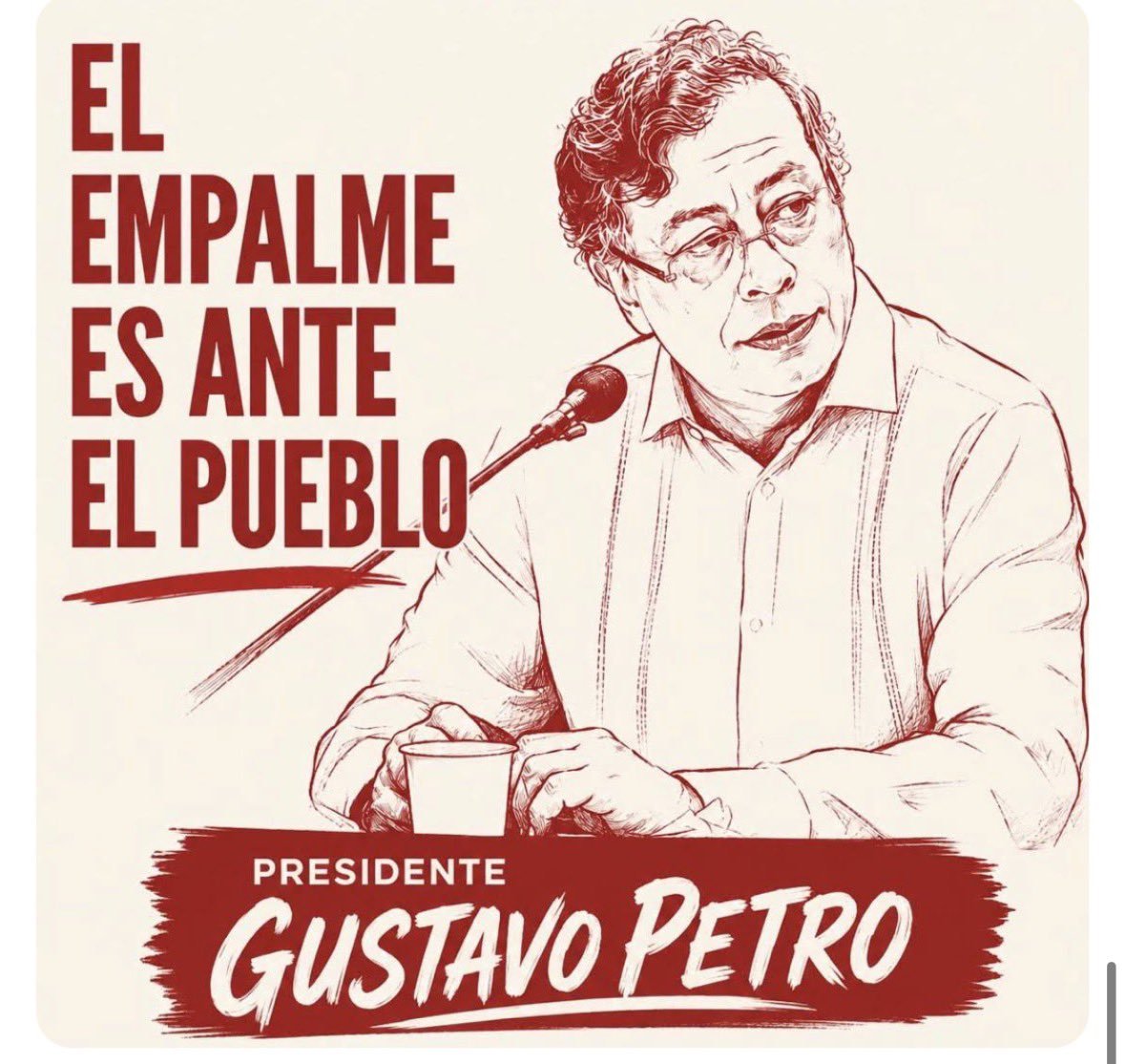 XPost1A's tweet photo. El Presidente @petrogustavo con la boca llena de razón. https://t.co/ls36bd7bLC