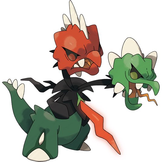 DNBlue_'s tweet photo. do you know how fucking ballsy you have to be to look at mega evolution, the same thing that gave Garchomp scythe-hands, and say “yeah, the two-piece business casual fit is all i need” https://t.co/JVBEnTkPSi